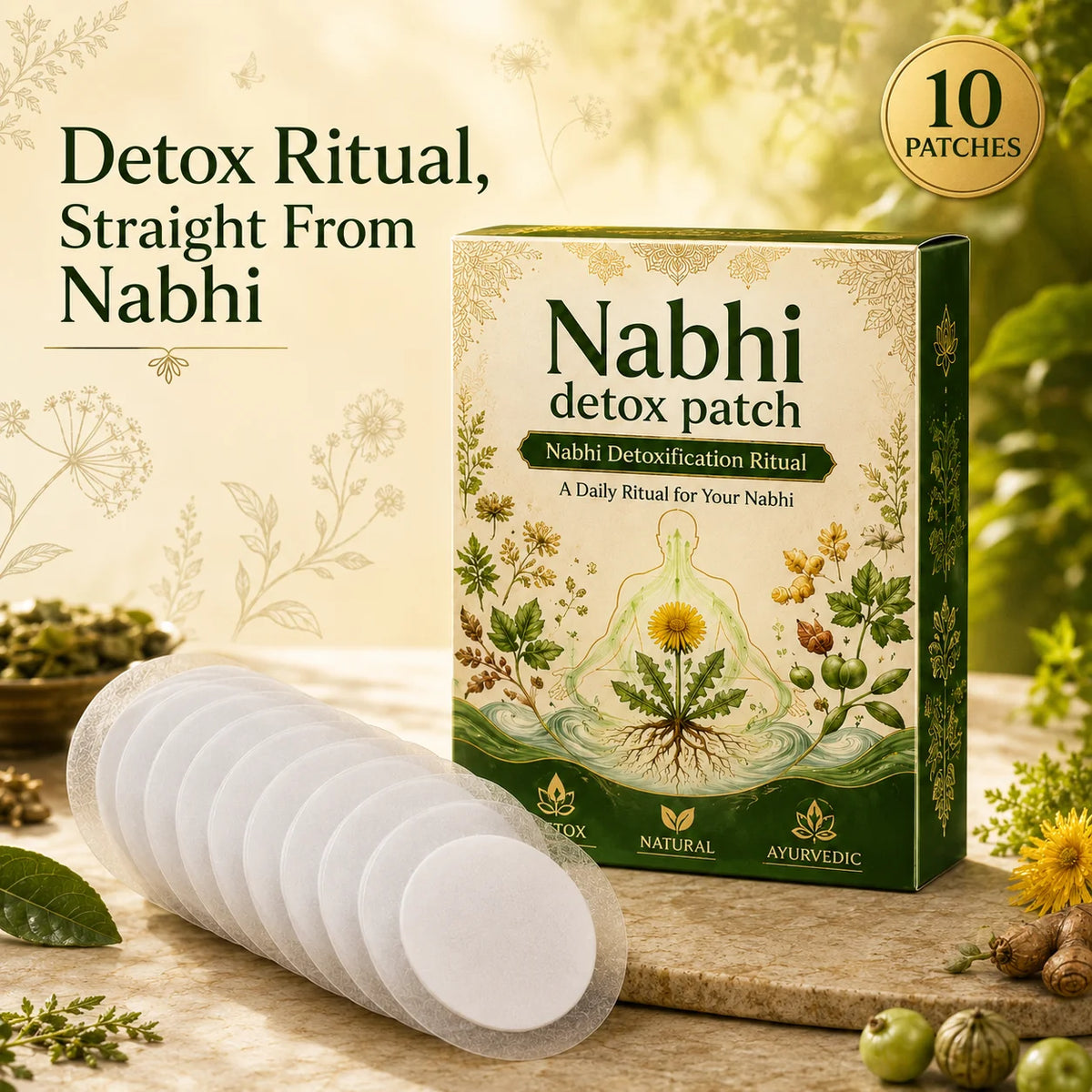 Nabhi Detox Paches (Buy 1 Get 1 Free)