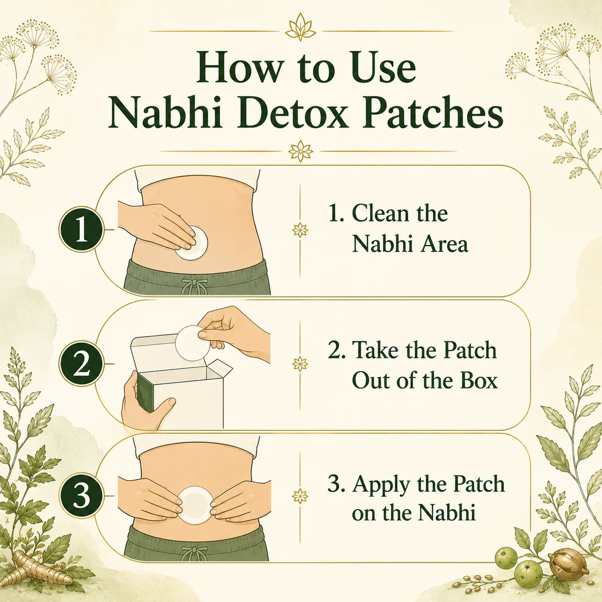 Nabhi Detox Paches (Buy 1 Get 1 Free)