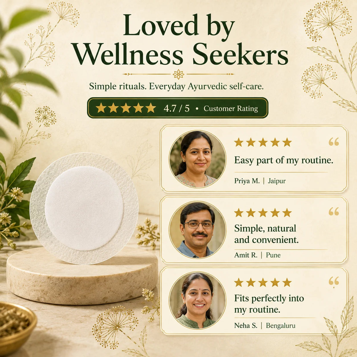 Nabhi Detox Paches (Buy 1 Get 1 Free)