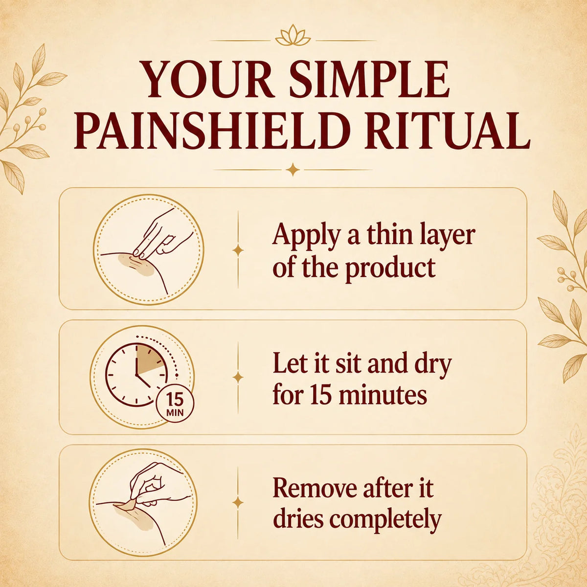 Pain shield Pain relief peel off mask (Buy 1 Get 1 Free)