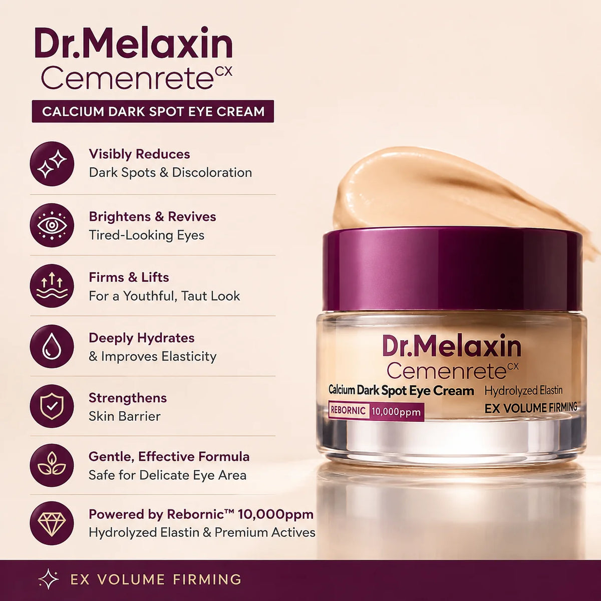Dr. Melaxin Calcium Eye Cream (Buy 1 Get 1 Free)