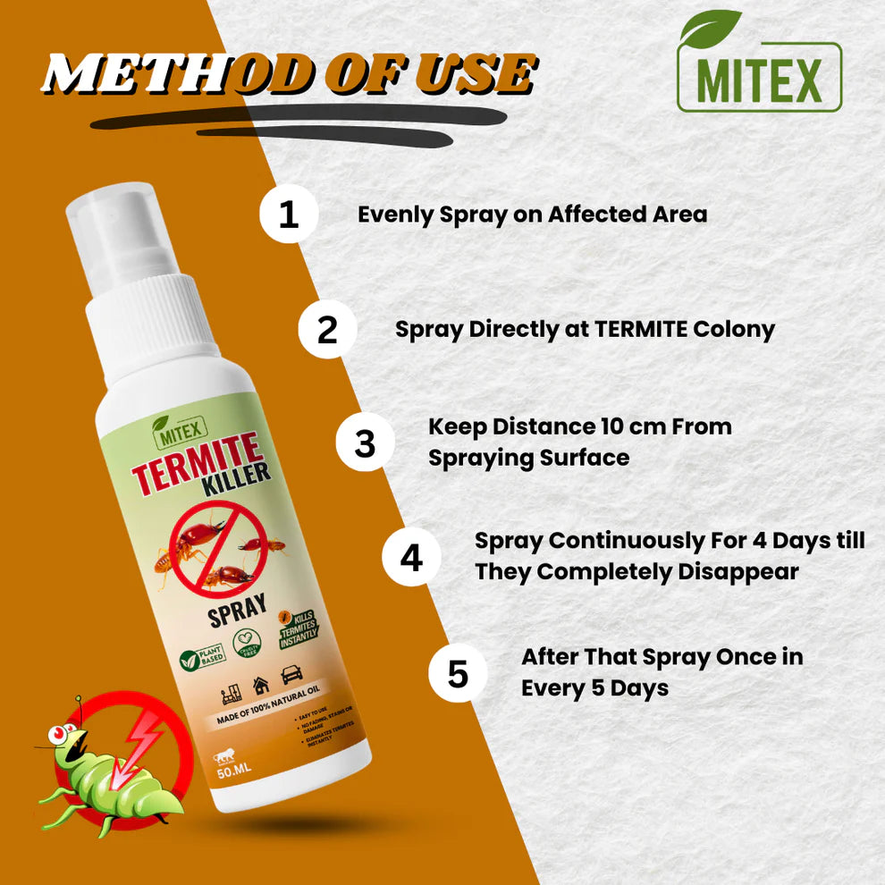 Termite Killer Spray - Effective Pest solution for your home (️‍🔥Buy 1 Get 2 Free️‍🔥)