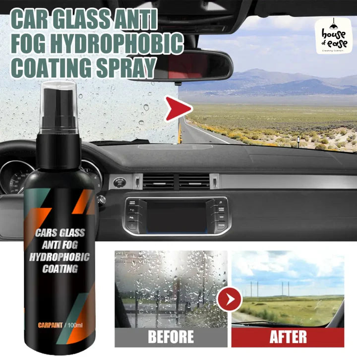 Car Glass Anti- Fog Hydrophobic Coating 100ML 🔥 Buy 1 Get 1 Free 🔥