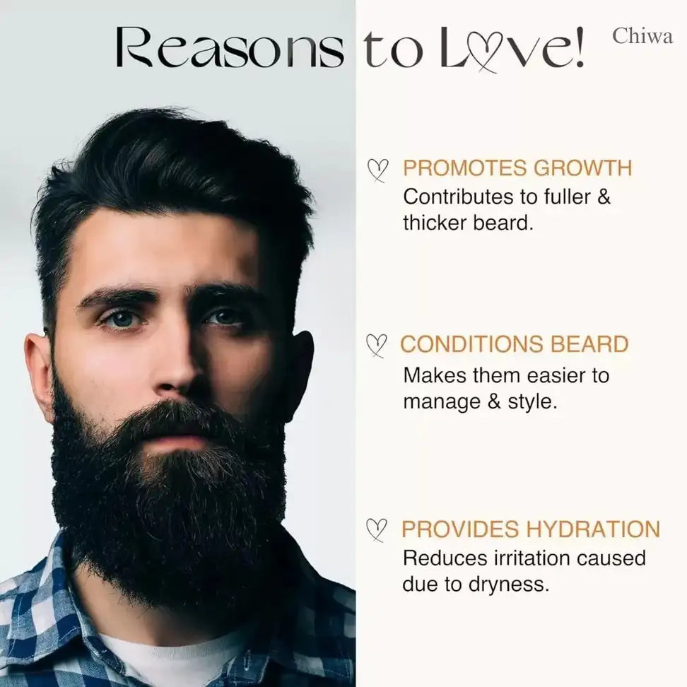 Anti Grey Beard Serum Oil - For Premature Greying and Restore Natural Beard Color