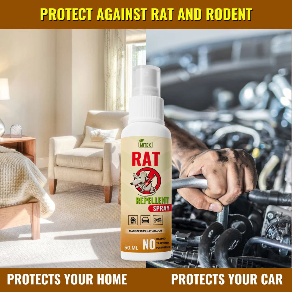 Rat Repellent Spray – Safe, Effective, and Eco-friendly (🔥Buy 1 Get 2 Free🔥)
