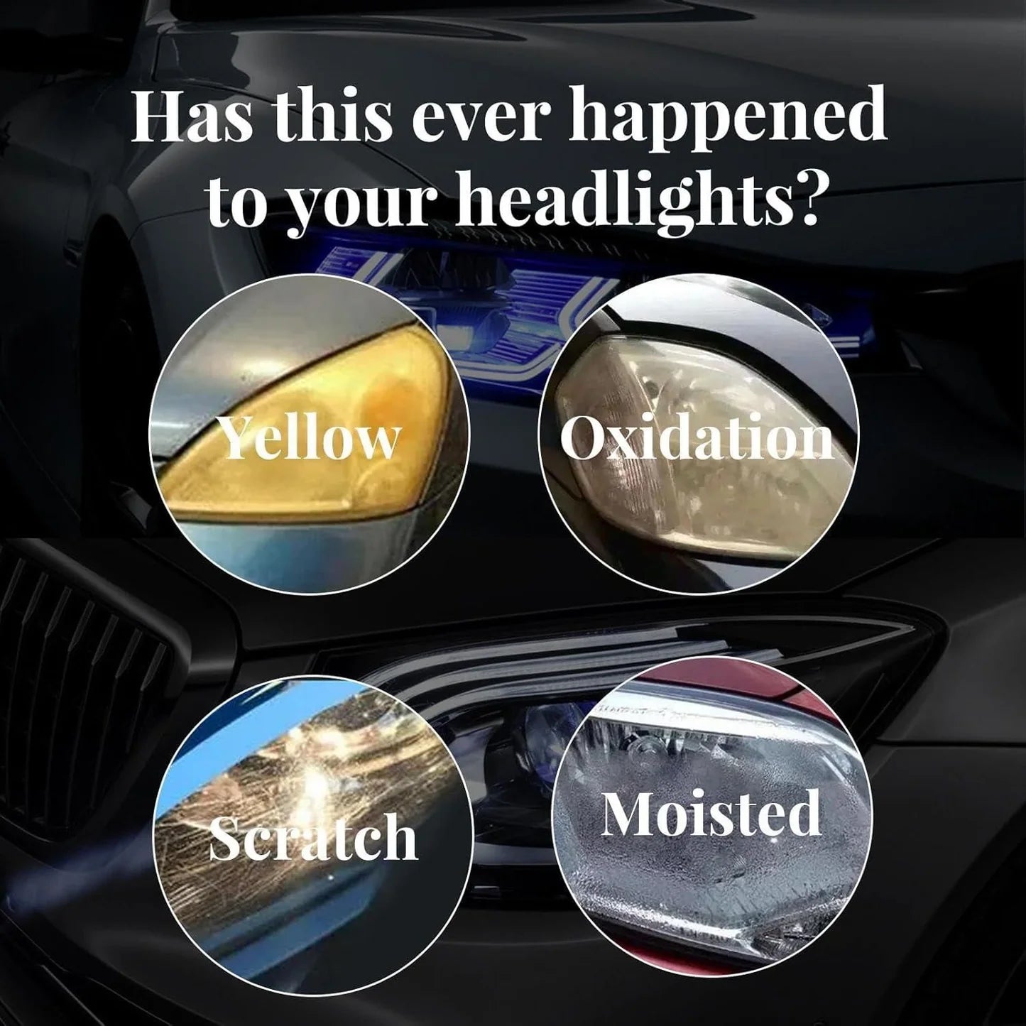Car Headlight Repair Fluid, Scratch Remover Buy 1 Get 1 Free