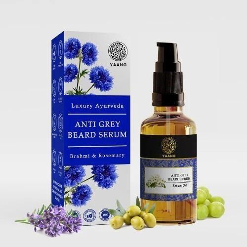 Anti Grey Beard Serum Oil - For Premature Greying and Restore Natural Beard Color