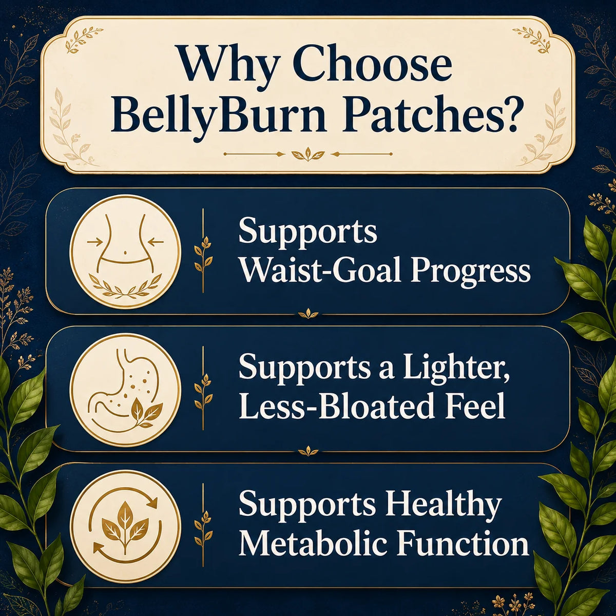 Belly Fat Burn Patches (45-Day Pack)