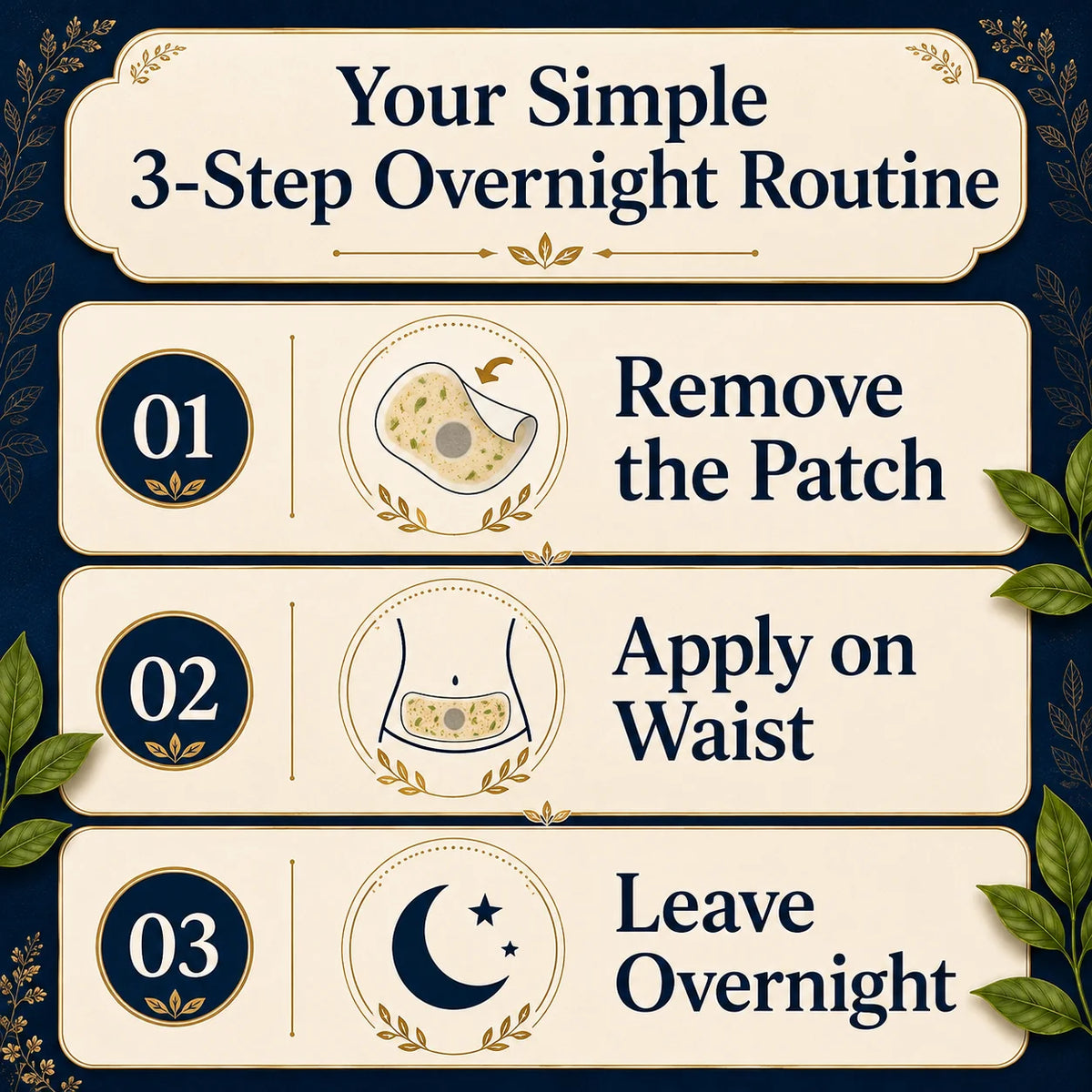 Belly Fat Burn Patches (45-Day Pack)
