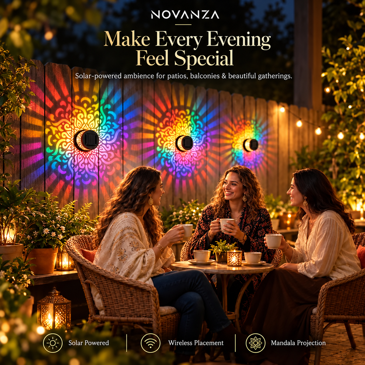 Novanza's Solar Mandala Light