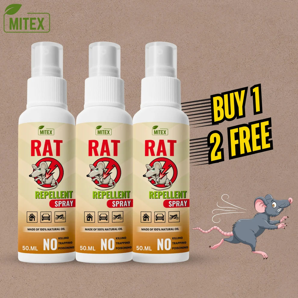 Rat Repellent Spray – Safe, Effective, and Eco-friendly (🔥Buy 1 Get 2 Free🔥)