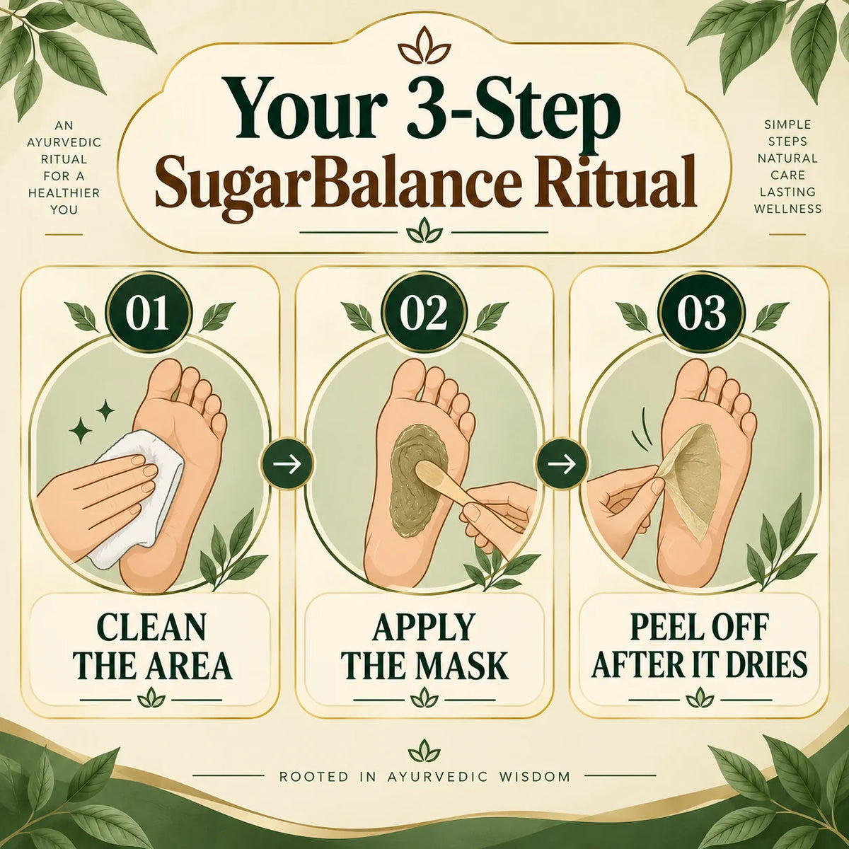 Sugar Balance Padtala Lepa Foot Mask (Buy 1 Get 1 Free)