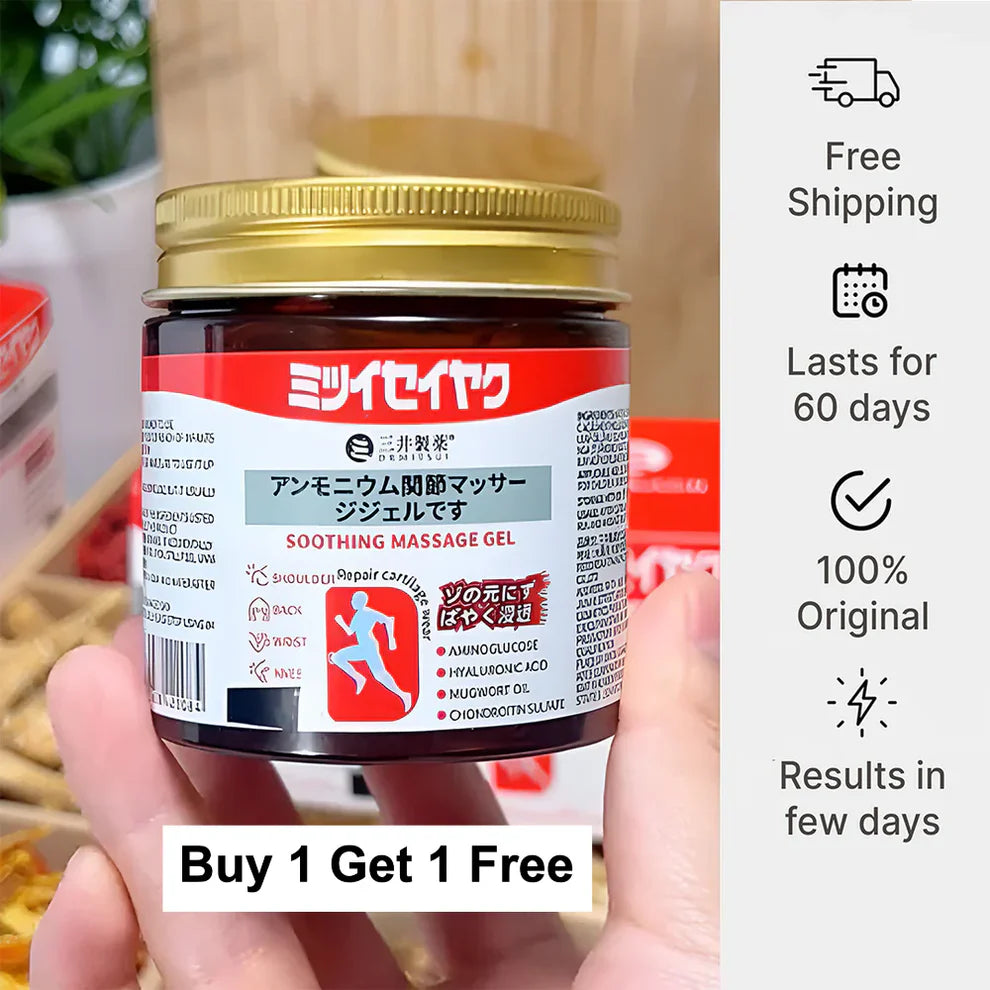 QuickRelief™ - Japanese Instant Pain Relief Soothing Massage Gel (Buy 1 Get 1 Free)